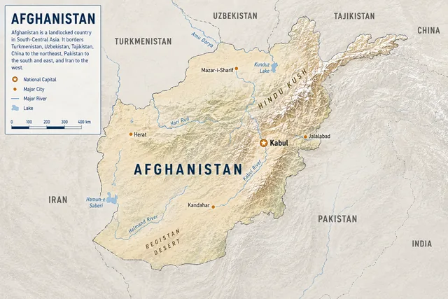 Map of Afghanistan